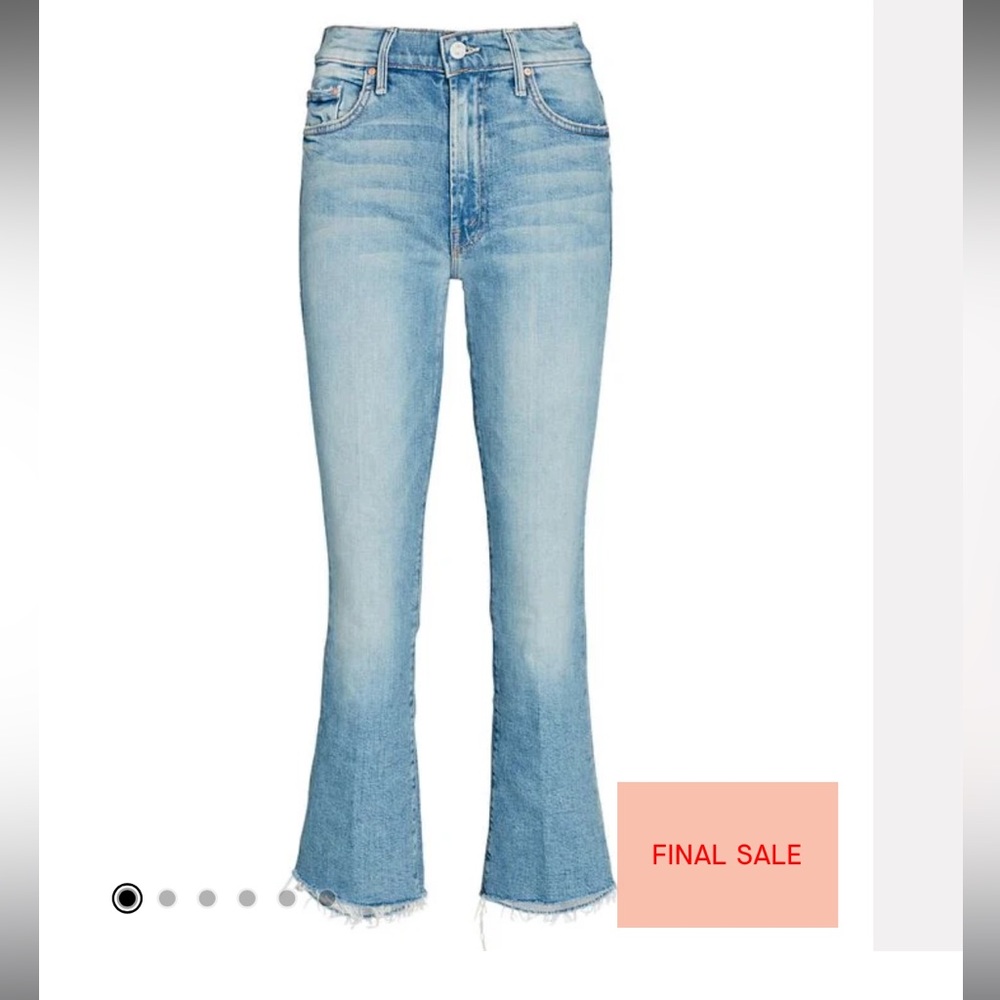 Mother Insider Crop Step Fray Jeans
